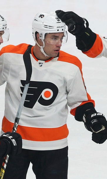 Van Riemsdyk scores twice as Flyers top Wild 5-4